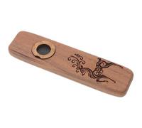BESTOMZ Kazoo de Madera Profesional para Adultos y Niños, Portátil Nogal Marrón, Adecuado para Actividades en Grupo y Fiestas de Cumpleaños