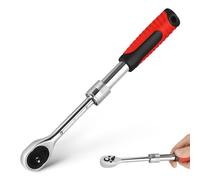 BESTOMZ Llave de Carraca Telescópica de 1/4 de Pulgada, Acero 72 Dientes | Mecanismo de 72 Dientes, Agarre Antideslizante, para Tuercas y Pernos, Reparaciones Automotrices y Motor