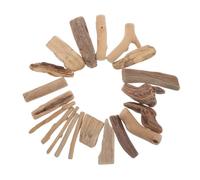BESTOMZ Madera Flotante Natural Pulida para Acuario, 20 Piezas (3-20 Cm, 2-10 G), Decorativa y Artesanal para Peceras, Centros de Mesa y Bricolaje
