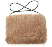 BESTOMZ Manguito Calentador para Manos Mujer de Piel Sintética Color Camel, Flexible y Cómodo, Tamaño Mediano, Bolsa Portátil para Calentar Manos Adecuado para Invierno y Exteriores