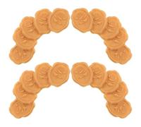 BESTOMZ Pegatinas de Sello de Rosa Autoadhesivas 20 Unidades, Sellos de Cera para Bodas y Sobres, Diseño Vintage en Color Dorado, Etiquetas Decorativas para Invitaciones y