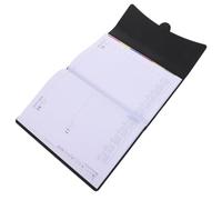 BESTOMZ Planificador Diario con Cubierta de Cuero Sintético 2027 Portátil A5 y Papel para Profesionales y Estudiantes en Trabajo Empresarial y Scrapbook