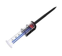 BESTOMZ Pluviómetro para Jardín Exterior con Estaca Resistente Intemperie, Soporte Estable Antiviento, Compatible con Pluviómetros de Vidrio y Plástico, Medición Precisa para Césped y Uso