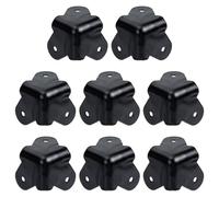 BESTOMZ Protectores de Esquinas Accesorios Anti-colisión y Protección para Altavoces Negros de Hierro para Cajas de Sonido, Adecuado para Bricolaje y Montaje Seguro