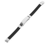 BESTOMZ Pulsera Antiestática de Silicona Negra para Deporte, Unisex | Uso Interior y Actividad Física, Diseño Antideslizante, Cómoda en Invierno