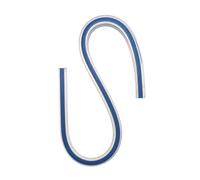 BESTOMZ Regla Curva Flexible Herramienta de Plástico y Metal para Dibujo y Confección de 30cm producto配件 Adecuado para Ingeniería y Modistería