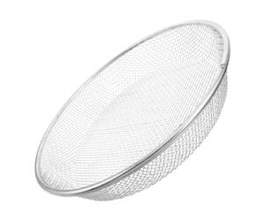 BESTOMZ Rejilla Antichispas Redonda de Hierro para Fogata, Plata | Malla de Seguridad, Instalación Sencilla, para Reuniones al Aire Libre y Fogatas Nocturnas