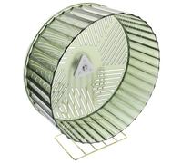 BESTOMZ Rueda Silenciosa para Hámster y Roedores Pequeños, Soporte Dorado y Diseño Compacto, Adecuada para Jaulas Domésticas y Actividades de Ejercicio