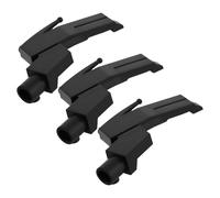 BESTOMZ Soporte para Cabezal de Aguja de Fonógrafo Negro, Rack Organizador para Cartuchos de Tocadiscos de Vinilo, Accesorio Antivibraciones, Paquete de 3 Unidades para Dj y