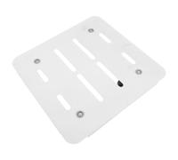 BESTOMZ Soporte para Macetas con Ruedas Giratorias Suaves, Blanco, | Base Móvil para Macetas de Barro, Movimiento , Acero Inoxidable, Balcón y Entradas