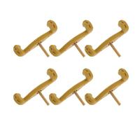 BESTOMZ Soportes para Hombro de Violín Goma, 6 Piezas para Violines 1/2-3/4-4/4, Patas de Apoyo Desmontables para Reposapiés Almohadilla Confortable, Accesorio Adaptable para