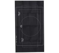 BESTOMZ Tapete Enrollable de Fieltro Negro 66X117 CM para Puzzles hasta 2000 Piezas, Manta de Juego Bandas de Fijación Adecuado para Guardar y Montar Rompecabezas en Casa