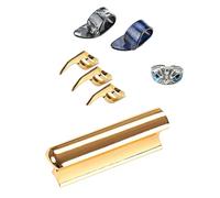 BESTonZON 1 De Metralla De Pulgar Guitarra Deslizante Kit De Selección De Guitarra Guitarra Barra Deslizante De Metal Guitarra Barra De Tono Selecciones De Dedo Metal Suministro De