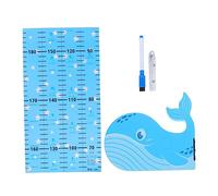 BESTonZON 1 Juego Altura De La Ballena Pegatina Pegatinas De Pared Para Niños Pegatina De Altura Conejo Pegatinas De Pared Regla De Tabla De Altura Imán 3d Regla De Medición Dibujos Animados