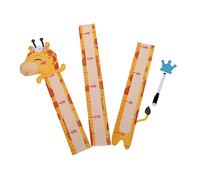 BESTonZON 1 Juego Altura Pegatinas Tablas Crecimiento Animales Diy Tabla Altura Madera Kit Collage Pared Póster Pegatina Altura Niño Polivinilo Espesar