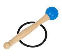 BESTonZON 1 Juego cuenco de cristal juntas toricas tirador madera el budismo suministros accesorio cuenco cantando cuencos palos de cuenco cuenco musical Nepal colocar