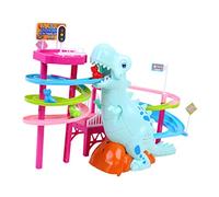 BESTonZON 1 Juego De Pista De De para Subir Escaleras Juguetes Eléctricos Divertidos Pista Eléctrica De Plástico Azul