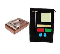 BESTonZON 1 Juego kalimba de 17 notas instrumentos musicales organos musicales instrumento musical mini regalos piano para niños piano de dedo para principiantes piano de pulgar kalimba