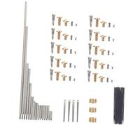 BESTonZON 1 Juego palo de saxofón kit de mantenimiento de reparación de saxo alto parte para accesorios para saxofón reemplazo de resortes de saxofón kit de tornillos de saxofón aleación
