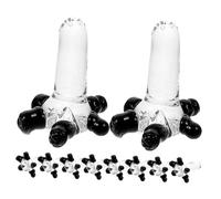 BESTonZON 1 Juego Perlas De Decorativas Para Jarrones Y De Accesorios Para Manualidades Gemas De Negras Para Decoración Elegante Y Acogedora 30 Piezas
