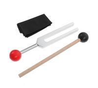 BESTonZON 1 Juego Sintonizador De Diapasón Diapasones Martillo Musical Instrumento Palos De Percusión Martillo Tenedor Giratorio De Curación De Yoga Aleación De Aluminio