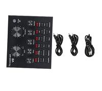BESTonZON 1 Juego tarjeta de sonido divertida transmisión en micrófono condensador mezclador de musica tarjeta de sonido de estudio número equipo placa de sonido caja de resonancia