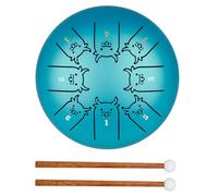 BESTonZON 1 Juego Wangyou Tambor Tambores De Mano Para Adultos Zodiaco De Lengua De Acero De Mano Con De Lengua Para Niños Instrumento De Percusión De Acero