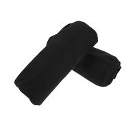 BESTonZON 1 Par Cojín de reposapiés reclinable Almohadilla para reposapiés de Silla cojín reposapiés cojín reposapiernas reposapiés para Silla Tela Black
