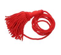 BESTonZON 1 Par De Pulseras De Corneta Con Borlas De Corneta Cordón Trenzado Cuerda De Borlas Trenzadas De Corneta Cordón De Honor Cordón Trenzado De Cuerno Cordón De Borlas Trenzadas