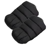 BESTonZON 1 Par guantes calientes para cochecito transportador elementos Accesorios carrito bebé Cubremanos cochecito bebé guantes de cochecito de mitones de cochecito franela Black