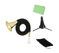 BESTonZON 1 Pc Bemol Mayor Cuerno De Caza Cuerno De Marcha Cuerno Francés Bocina De Aire De Mano Trompa Doble Instrumento De Trompa Instrumento Musical Trompeta Francesa Latón