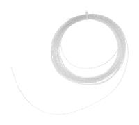 BESTonZON 1 Rollo Cuerda de Nylon para Raquetas de Bádminton Hilo de Repuesto Resistente y Amortiguador para Entrenamiento de Principiantes Color Blanco