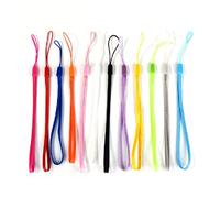 BESTonZON 10 Piezas cordón de cuerda muñequera para llaves Los telefonos lanyard cordón de muñeca correa para la muñeca encanto Acollador cordón corto correa de teléfono móvil Perder llavero