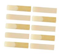 BESTonZON 10 piezas Lengüetas para Saxofón Tenor de Repuesto para Instrumentos Musicales Pulidas para Diario Práctica y Conciertos