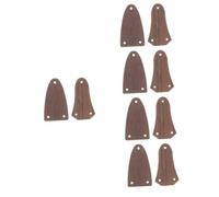 BESTonZON 10 Piezas suministros de guitarra accesorios de latón cubiertas de barra de armadura para bajo MXN saltador cubierta de barra de armadura de guitarra bajo suministros