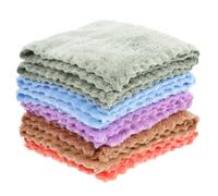 BESTonZON 10 Piezas Toalla De Baño De Vellón Coral Para Bebe Toalla Facial Suave y Absorbente Para Recién Nacido Para Secar Al Bebe Después Del Baño