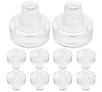 BESTonZON 10 tapones reutilizables para botellas de vino en forma de T, ideales para el hogar y las celebraciones