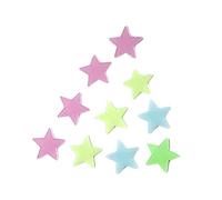 BESTonZON 100 Piezas 3d pegatinas brillan en las estrellas del techo oscuro pegatinas de pared estéreo luminosas estrellas fluorescentes pegatinas luminoso Pegatina de pared