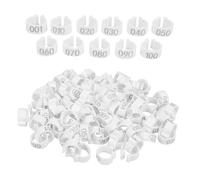 BESTonZON 100 Piezas Anillos de Identificación para Pájaro Anillos de Pierna para y Aves Multi Funcionales y Duraderos Fáciles de Usar para Racing Pigeons Periquitos