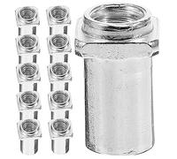 BESTonZON 100 Piezas De Repuesto Para Tom Drum Repuestos De Tambor De Piso Repuestos De Tambor Tom Reemplazo De Tuercas Giratorias De Lengüeta De Tom Suministro De Tambor De Piso Accesorio