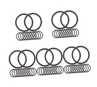BESTonZON 100 Piezas Pequeño Delantal De Goma Piezas De Reparación De Trompeta Anillos De Trompeta Piezas De Repuesto De Trompeta Silenciador De Trompeta Anillos De Instrumentos De Trompeta