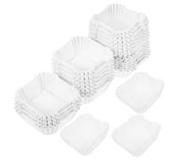 BESTonZON 1000 Cuadrados moldes de papel para hornear, para magdalenas, pequeños envoltorios para pasteles, postres, magdalenas, bodas, cumpleaños, fiestas en casa, Navidad, vacaciones,6.5*6.5*2.5cm