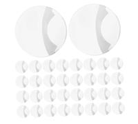 BESTonZON 100piezas Estuche Protector Para Insignias Redondo Transparente De Antiarañazos Para Botones De Anime Funda Protectora Para Credencial Porta Credencial