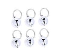 BESTonZON 10piezas Accesorios para Campanas para Mascotas Metal Color Plata para Gatos y Perros como Decoración