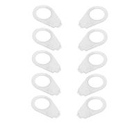 BESTonZON 10piezas Panel Indicador De Perillas De Guitarra Eléctrica De Ajuste De Volumen y Placa De Control Metálica Puntero De Posición Para Partes De Guitarra