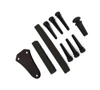 BESTonZON 10piezas Puente De Guitarra Acústica De Alma Cejuela De Ébano Selleta Puentes Repuestos Para Guitarra Estilo Clásico