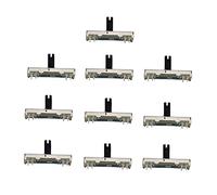 BESTonZON 10piezas Resistencias Potenciómetro Deslizante Bk Ajustable Para Mezclador Fader Mono