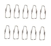 BESTonZON 10piezas Resorte Válvula de Agua para Trompeta Accesorios de Drenaje Cámara de Drenaje Reemplazos de Llave Watergate Color Plateado para Uso Instrumentos Musicales