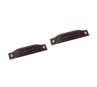 BESTonZON 12 Cuerdas Reemplazo de puente de guitarra acústica. Accesorio para guitarra folk y acústica. decoración de conchas marinas guitarlele guitarras puente de palo de rosa nacarado