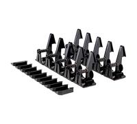 BESTonZON 12 Pares pestillos pegajosos del gabinete cerraduras de gabinete de seguridad cerraduras de seguridad para niños invisible de seguridad cerradura del cajón bebé